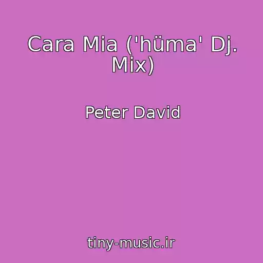 کاور آهنگ Cara Mia ('hüma' Dj. Mix) از Peter David
