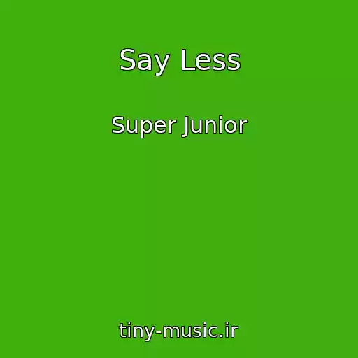 کاور آهنگ Say Less از Super Junior