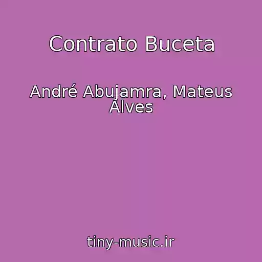 کاور آهنگ Contrato Buceta از André Abujamra, Mateus Alves