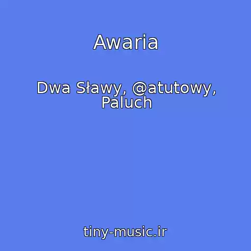 کاور آهنگ Awaria از Dwa Sławy, @atutowy, Paluch