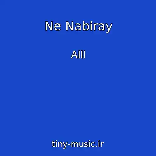 کاور آهنگ Ne Nabiray از Alli