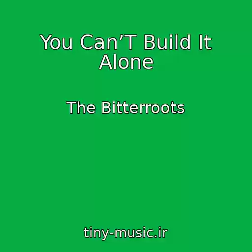 کاور آهنگ You Can’T Build It Alone از The Bitterroots