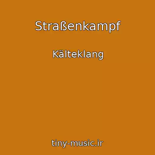 کاور آهنگ Straßenkampf از Kälteklang