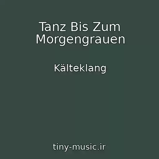کاور آهنگ Tanz Bis Zum Morgengrauen از Kälteklang