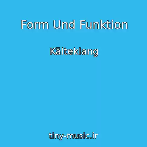 کاور آهنگ Form Und Funktion از Kälteklang