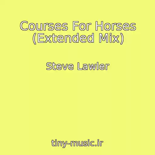 کاور آهنگ Courses For Horses (Extended Mix) از Steve Lawler