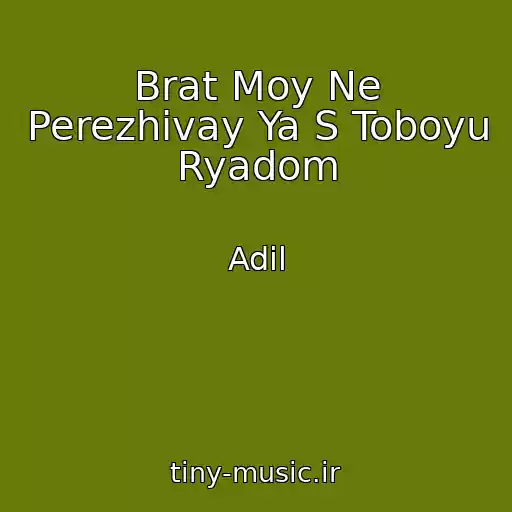 کاور آهنگ Brat Moy Ne Perezhivay Ya S Toboyu Ryadom از Adil
