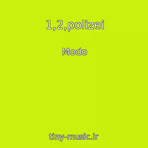 کاور آهنگ 1,2,polizei از Modo