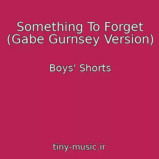 کاور آهنگ Something To Forget (Gabe Gurnsey Version) از Boys' Shorts