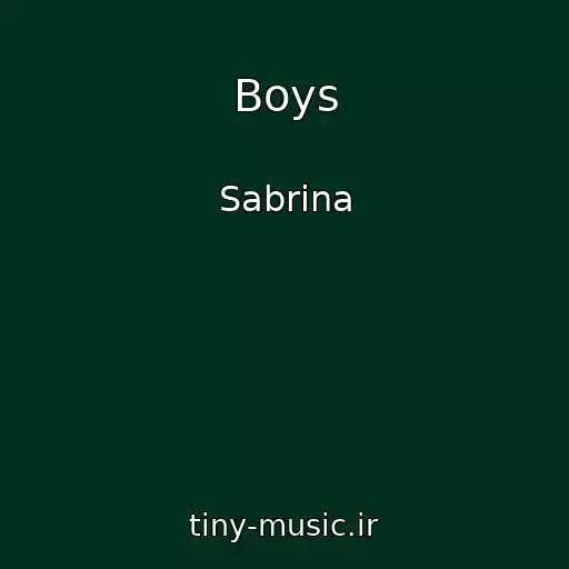کاور آهنگ Boys از Sabrina