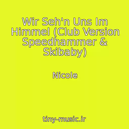 کاور آهنگ Wir Seh'n Uns Im Himmel (Club Version Speedhammer & Skibaby) از Nicole