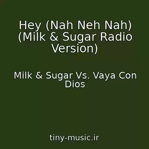 کاور آهنگ Hey (Nah Neh Nah) (Milk & Sugar Radio Version) از Milk & Sugar Vs. Vaya Con Dios