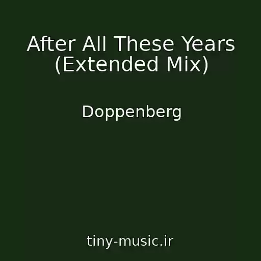کاور آهنگ After All These Years (Extended Mix) از Doppenberg