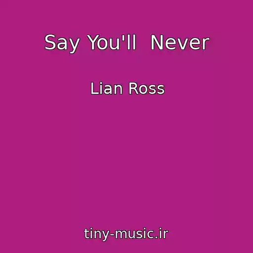کاور آهنگ Say You'll  Never از Lian Ross