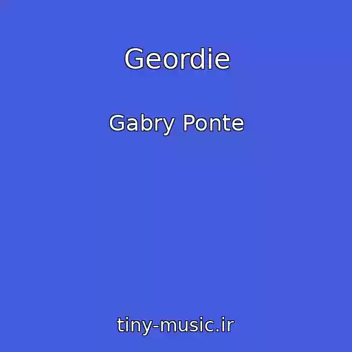 کاور آهنگ Geordie از Gabry Ponte