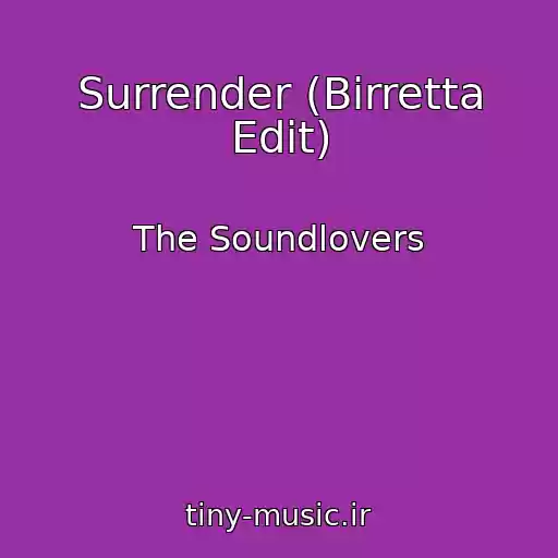 کاور آهنگ Surrender (Birretta Edit) از The Soundlovers