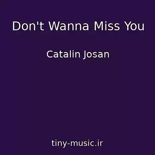 کاور آهنگ Don't Wanna Miss You از Catalin Josan
