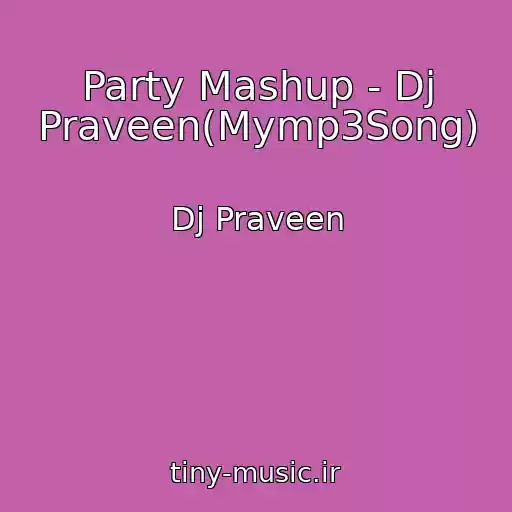کاور آهنگ Party Mashup - Dj Praveen(Mymp3Song) از Dj Praveen