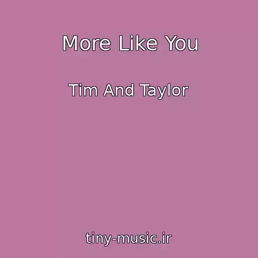 کاور آهنگ More Like You از Tim And Taylor