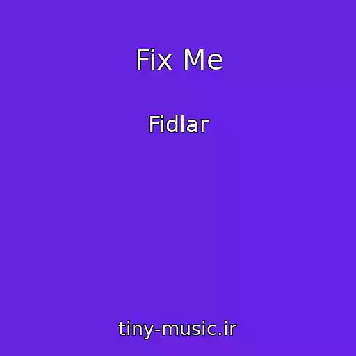 کاور آهنگ Fix Me از Fidlar