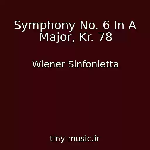کاور آهنگ Symphony No. 6 In A Major, Kr. 78 از Wiener Sinfonietta