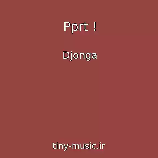 کاور آهنگ Pprt ! از Djonga