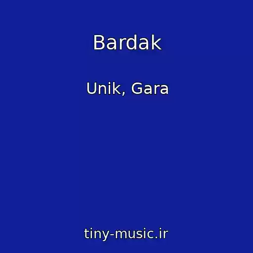 کاور آهنگ Bardak از Unik, Gara