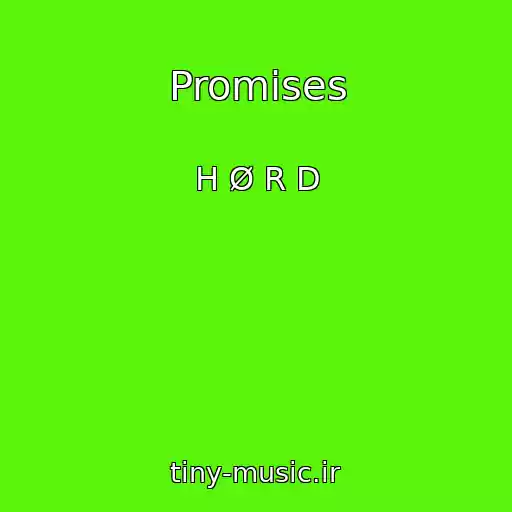 کاور آهنگ Promises از H Ø R D