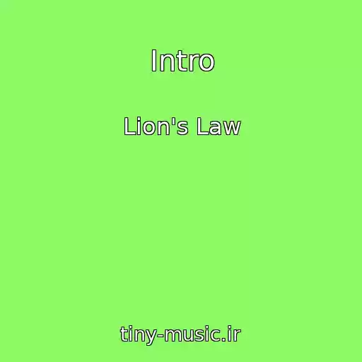 کاور آهنگ Intro از Lion's Law