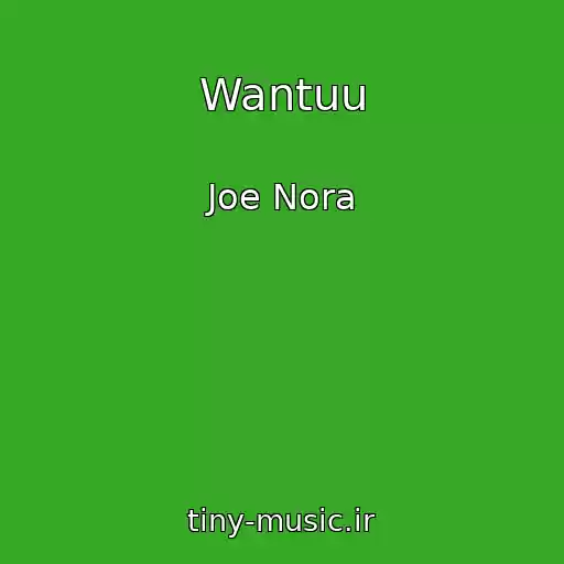 کاور آهنگ Wantuu از Joe Nora