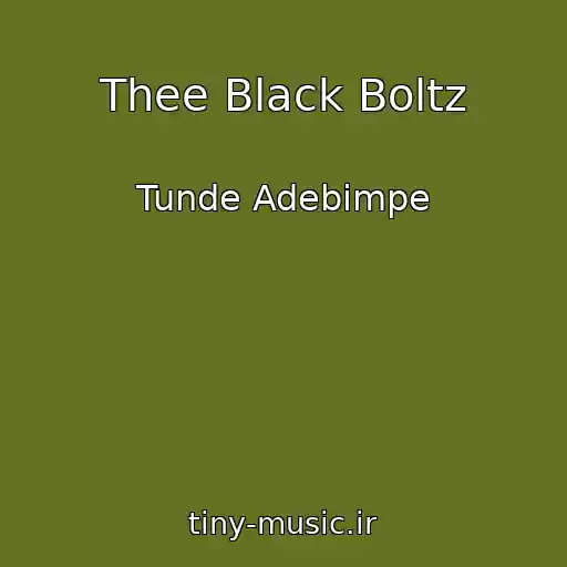 کاور آهنگ Thee Black Boltz از Tunde Adebimpe