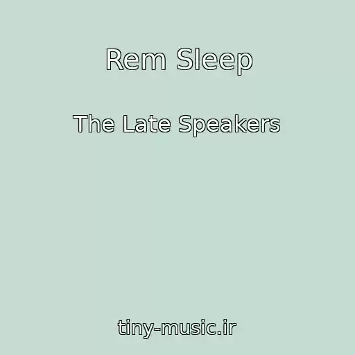 کاور آهنگ Rem Sleep از The Late Speakers