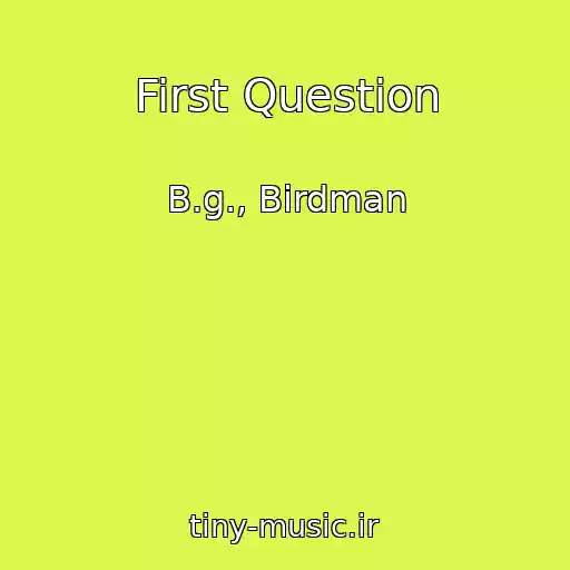 کاور آهنگ First Question از B.g., Birdman