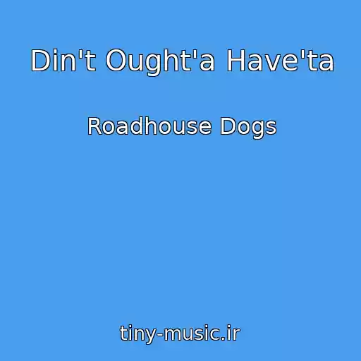 کاور آهنگ Din't Ought'a Have'ta از Roadhouse Dogs