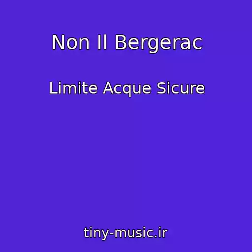 کاور آهنگ Non Il Bergerac از Limite Acque Sicure
