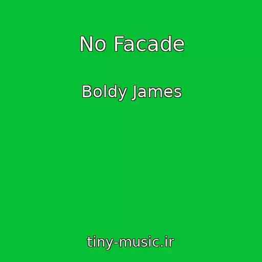 کاور آهنگ No Facade از Boldy James