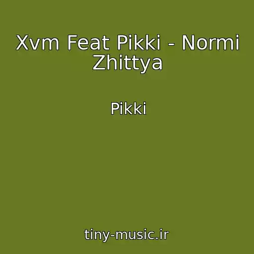 کاور آهنگ Xvm Feat Pikki - Normi Zhittya از Pikki