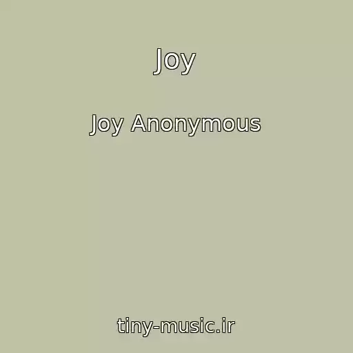 کاور آهنگ Joy از Joy Anonymous