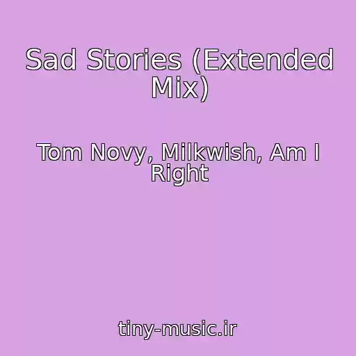 کاور آهنگ Sad Stories (Extended Mix) از Tom Novy, Milkwish, Am I Right