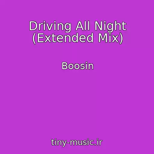 کاور آهنگ Driving All Night (Extended Mix) از Boosin