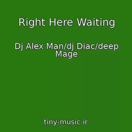 کاور آهنگ Right Here Waiting از Dj Alex Man/dj Diac/deep Mage
