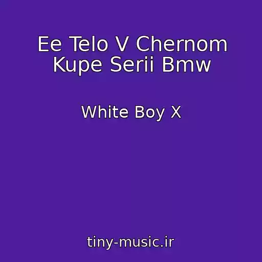 کاور آهنگ Ee Telo V Chernom Kupe Serii Bmw از White Boy X