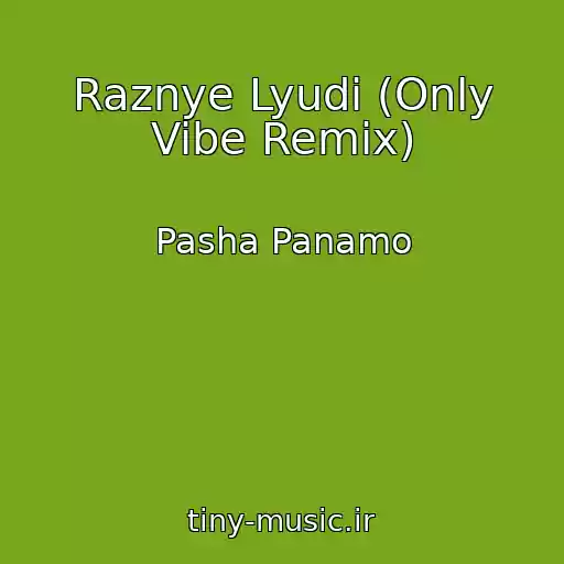 کاور آهنگ Raznye Lyudi (Only Vibe Remix) از Pasha Panamo