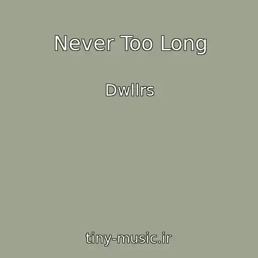 کاور آهنگ Never Too Long از Dwllrs