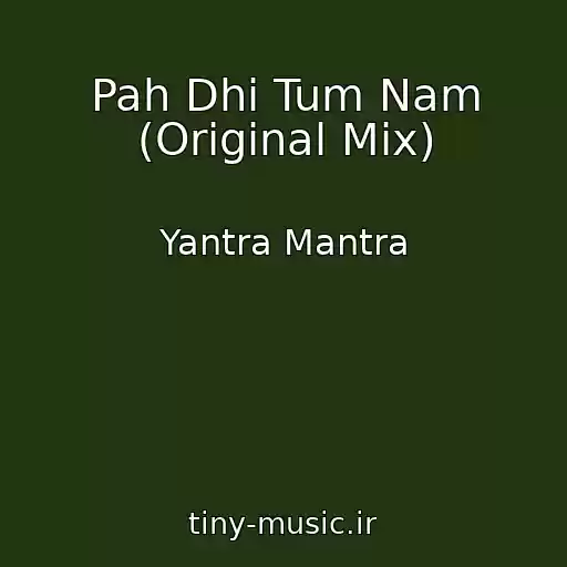 کاور آهنگ Pah Dhi Tum Nam (Original Mix) از Yantra Mantra