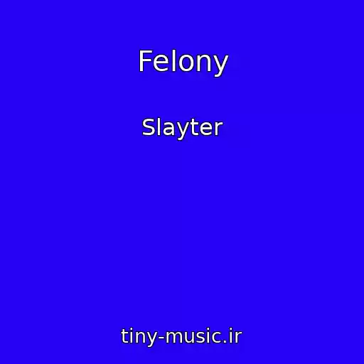 کاور آهنگ Felony از Slayter