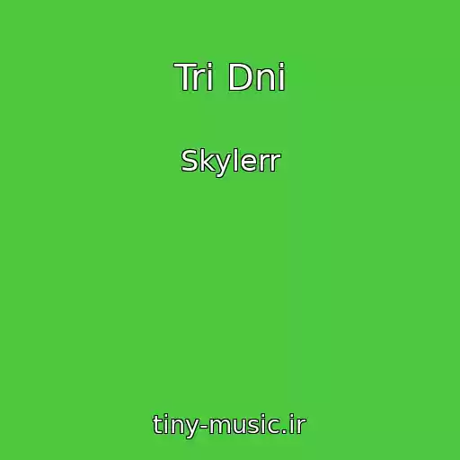 کاور آهنگ Tri Dnі از Skylerr