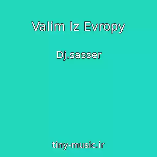 کاور آهنگ Valim Iz Evropy از Dj.sasser