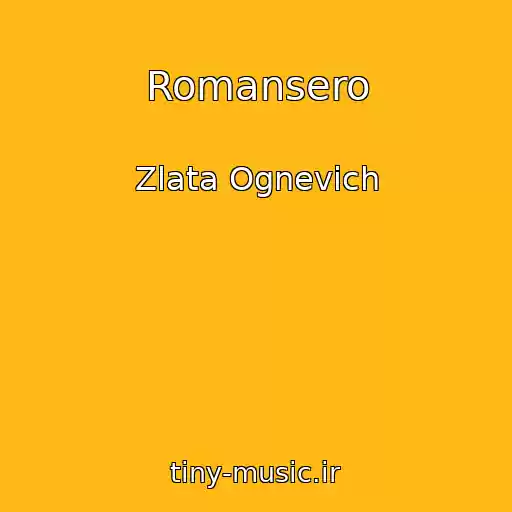 کاور آهنگ Romansero از Zlata Ognevich