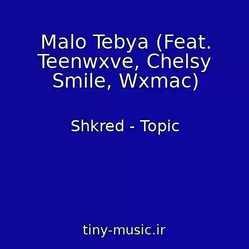 کاور آهنگ Malo Tebya (Feat. Teenwxve, Chelsy Smile, Wxmac) از Shkred - Topic